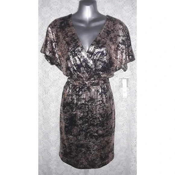 Gianni Bini | Dresses | Nwt Gianni Bini Kendall Navycopper Sequin Wrap Front Mini Dress Xs | Poshmark Gianni Bini | Dresses | Nwt Gianni Bini Kendall Navycopper Sequin Wrap Front Mini Dress Xs | Poshmark